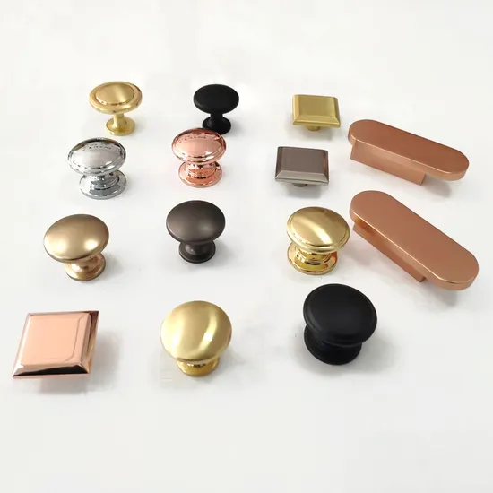 Zinc Alloy Furniture Handle Knobs Kitchen Drawer Cabinet Hardware Pull Knobs