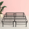 14 Inch Double Foldable Metal Furniture Platform Bed Frame
