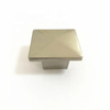 Furniture Hardware Bathroom Zinc Alloy Brushed Nickel Cupboard Square Cabinet Drawer Knobs