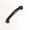 American Style Black Zinc Alloy Wardrobe Drawer Handle Pull Kitchen Cabinet Handle