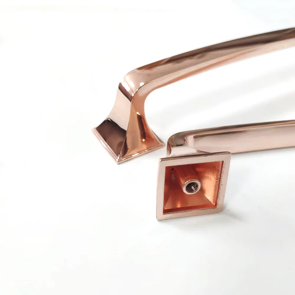 Zinc Alloy Rose Gold Cabinet Handles Kitchen Handles Furniture Drawer Pull Knobs