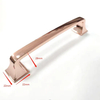 Zinc Alloy Rose Gold Cabinet Handles Kitchen Handles Furniture Drawer Pull Knobs