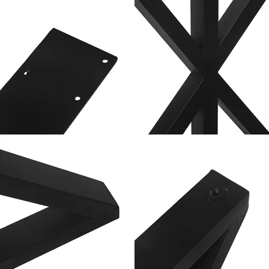 Manufacturer Modern U-Shape Golden Metal Dining Table Legs