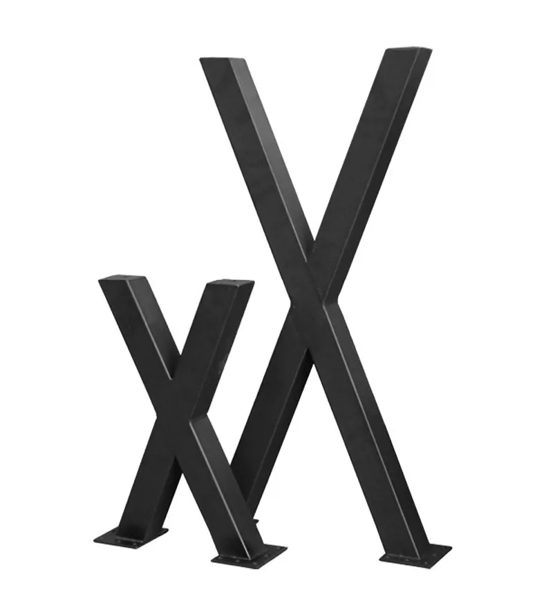 Industrial Restaurant Table Frames Cast Iron Coffee Dining X Meta Table Legs