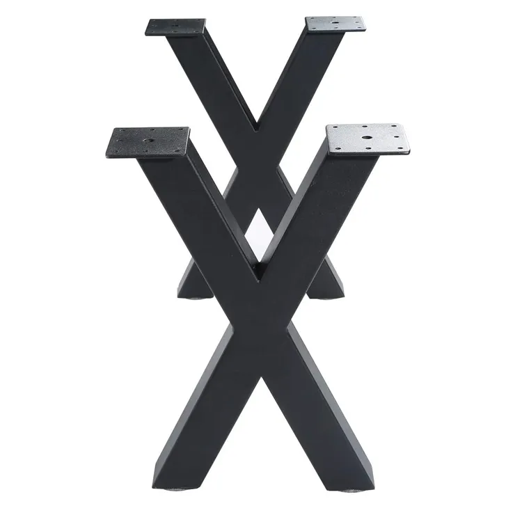 Industrial Restaurant Table Frames Cast Iron Coffee Dining X Meta Table Legs