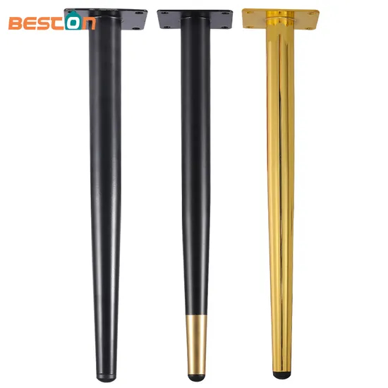 Tapered Chair Gold Iron Brass Steel Furniture Metal Coffee Table Legs