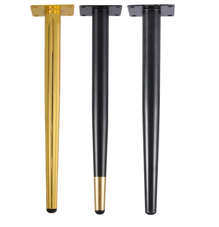 Tapered Chair Gold Iron Brass Steel Furniture Metal Coffee Table Legs