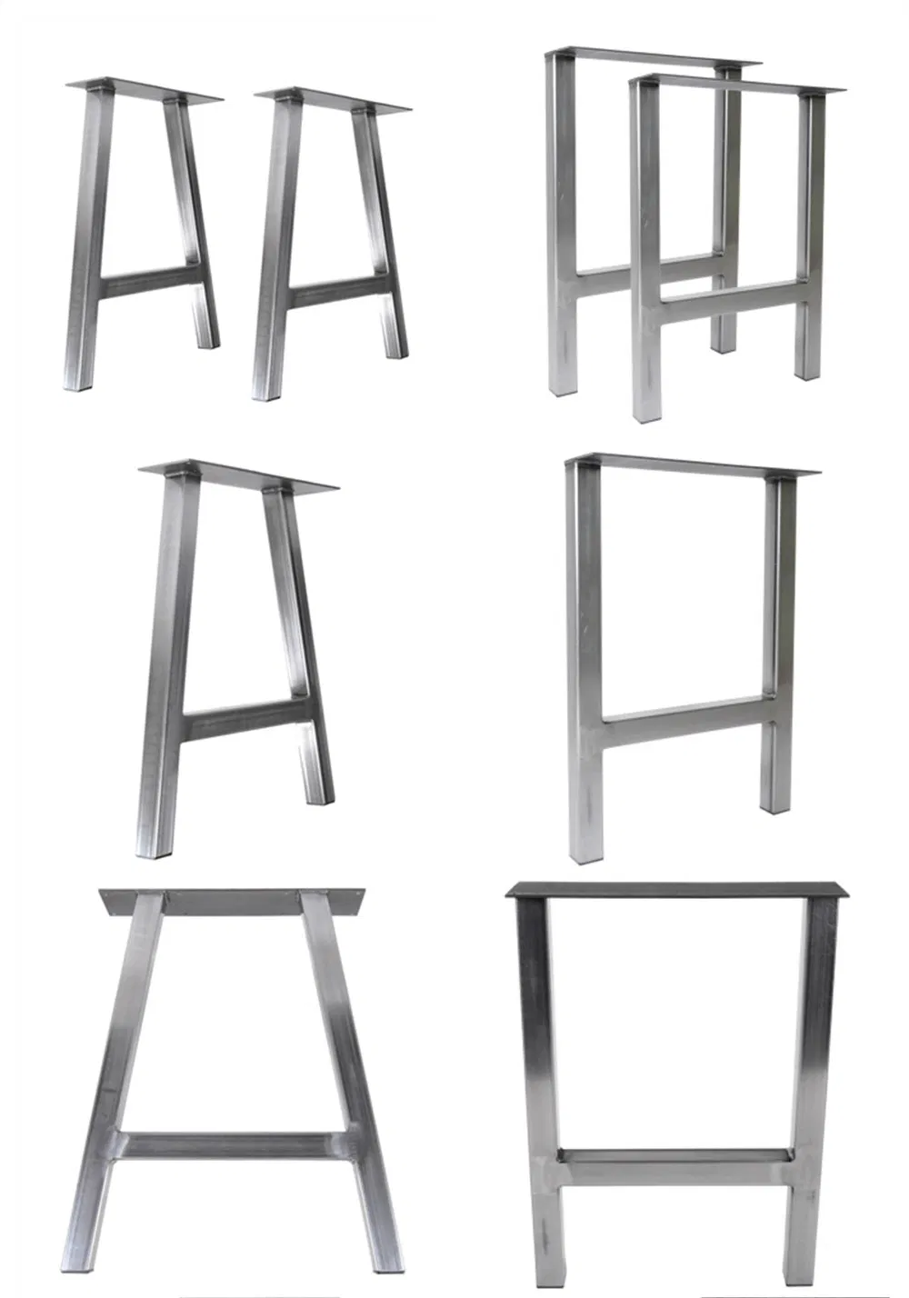 Heavy Duty Furniture Feet Frame Stainless Steel Dining Table Legs