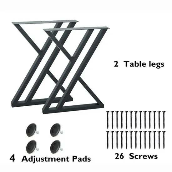 Metal Cast Iron Frame Shaped Coffee Dining Living Room Table Legs
