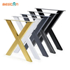 Heavy Duty Custom Furniture Decoration DIY Coffee X Industrial Table Legs