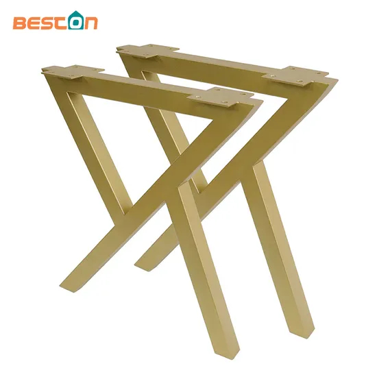 Furniture Office Dining Desk Square Metal Modern Luxury Table Legs