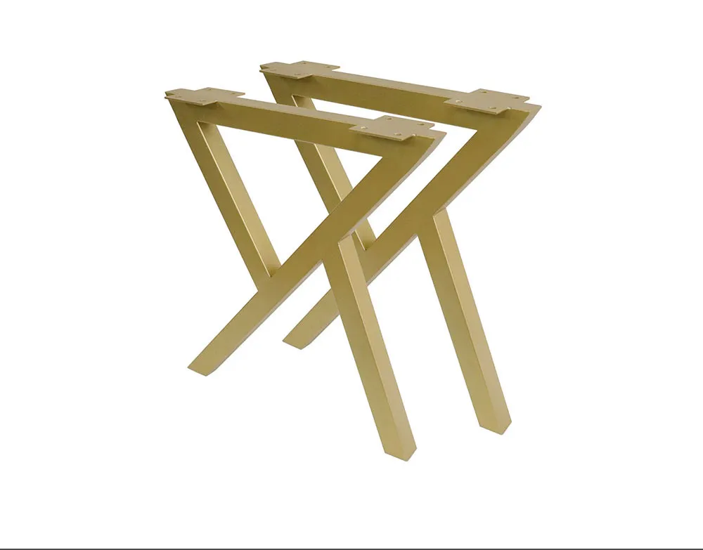 Furniture Office Dining Desk Square Metal Modern Luxury Table Legs