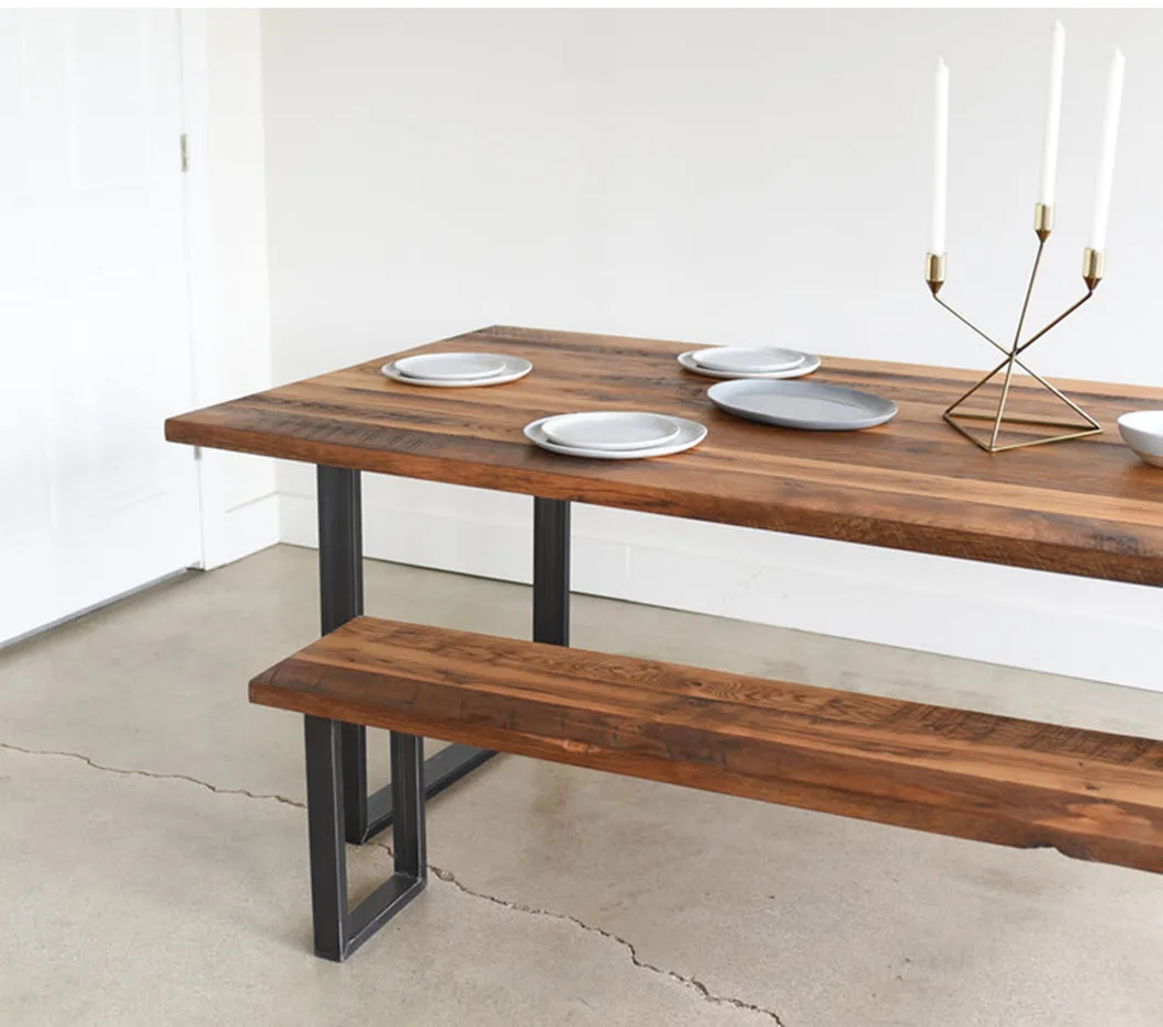 Furniture Office Restaurant Dining Desk Feet Steel Cast Dining Metal Table Legs