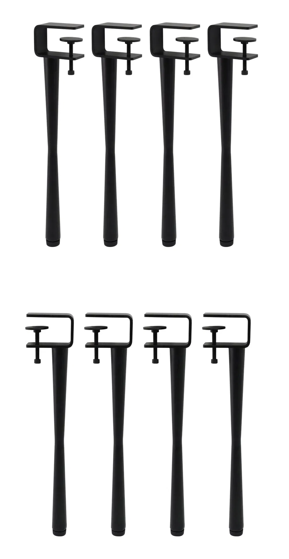 Modern Dining Metal F Adjustable Clamp Table Legs