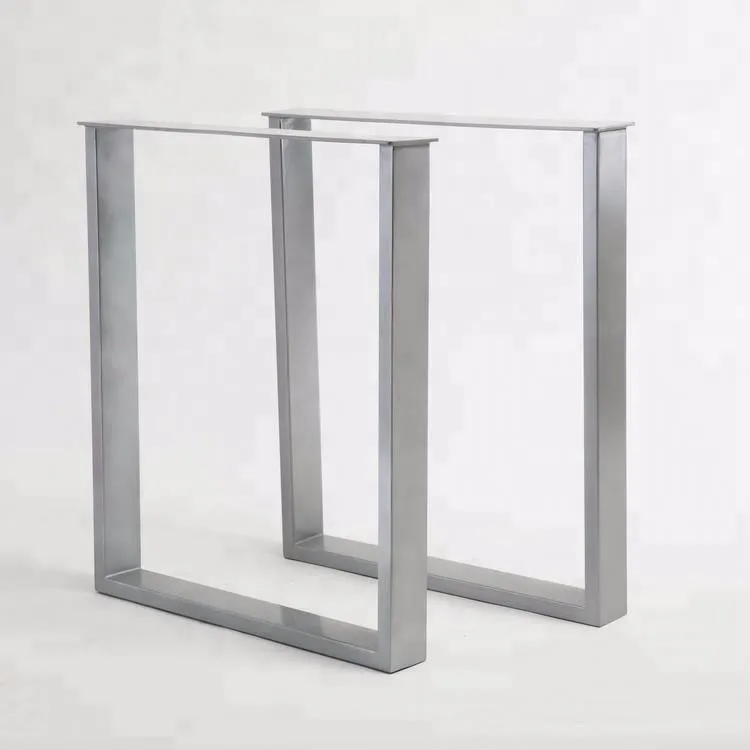 Metal Table Leg Square Stainless Steel Simple Fashion Furniture Table Leg