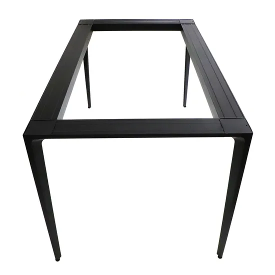 Furniture Office Dining Desk Industrial Metal Aluminum Alloy Glass Marble Table Legs