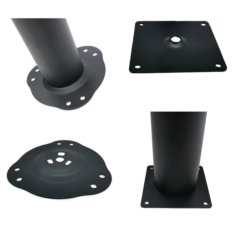 28 Inch Tall Height Adjustable Metal Table Legs