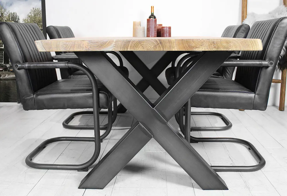 Iron Steel Wholesale Industrial Furniture Metal Dining Table Legs