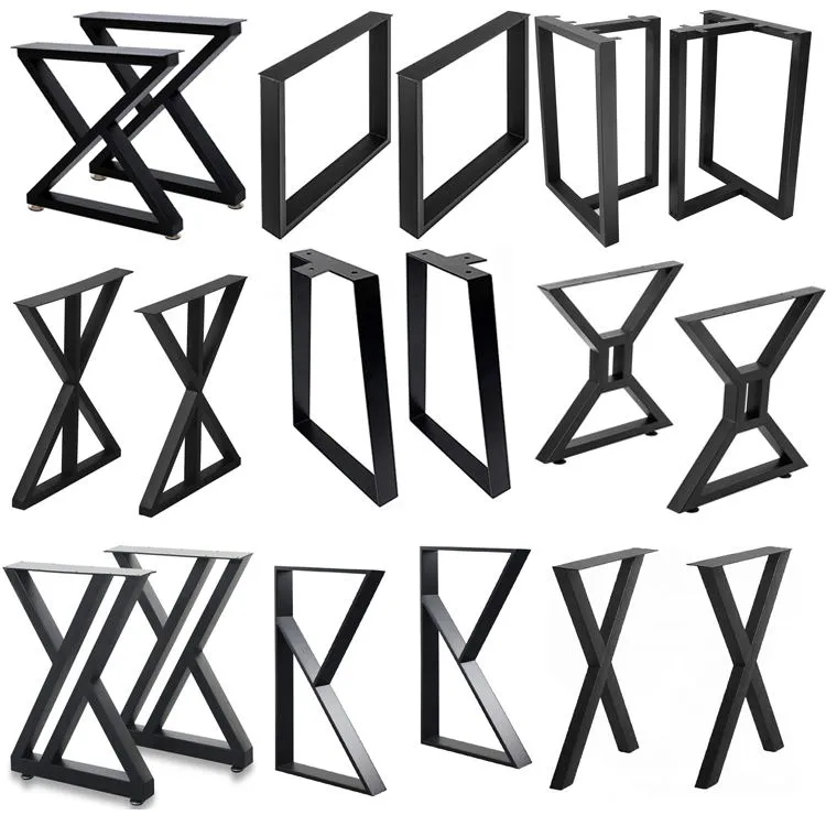 Craft Art Deco Office Cast Square Restaurant Desks Metal Furniture Table Legs
