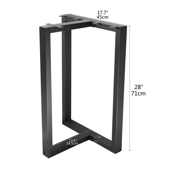 Manufacture Coffee Dining Work Conference Room Box Section Metal Steel Table Legs