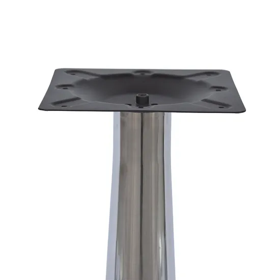 Hot Selling Round or Square Cafe Restaurant Bistro Table Silver Base