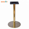 Chromed Furniture Dining Table Legs Stainless Steel Titanium Gold Round Table Base