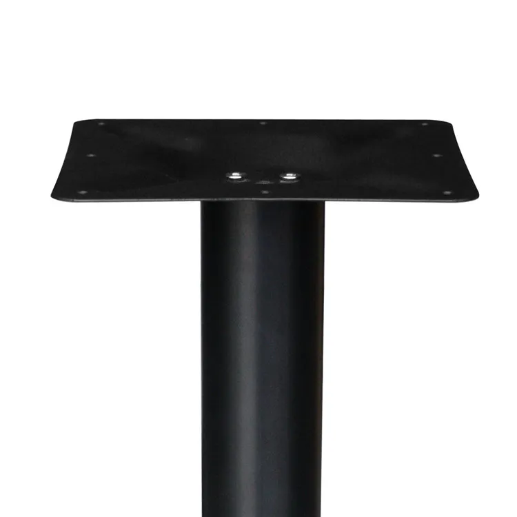 Sleek Commercial Restaurant Table Stainless Steel Table Base with Gold for Sales