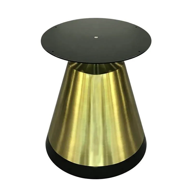 New Fashion Dining Table Legs Stainless Steel Brushed Restaurant Table Base
