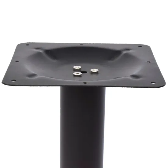 Wholesale Black and Whit Dining Table with Heavy Duty Iron Table Base