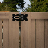 Black Garden Gate Hinges Use for Vinyl Fence Gate