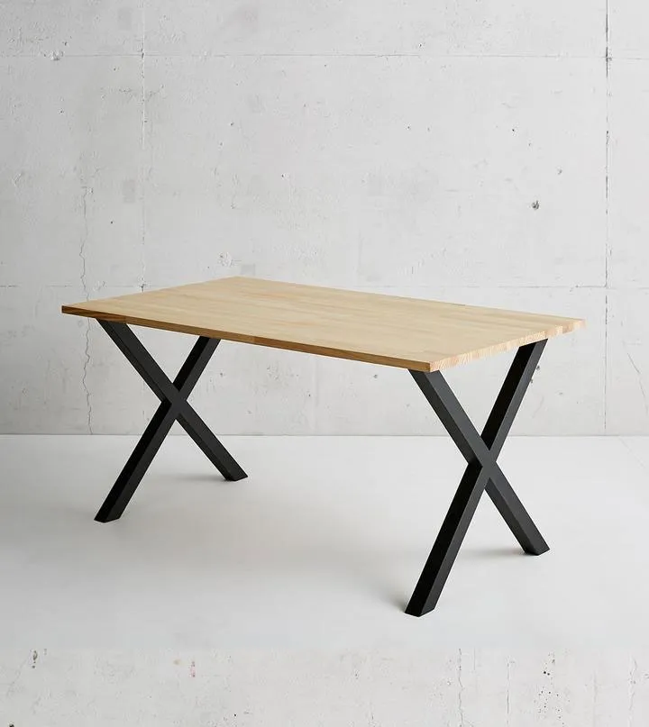 Customized Industrial Vintage Frames Metal X Shape Dining Restaurant Trestle Table Legs