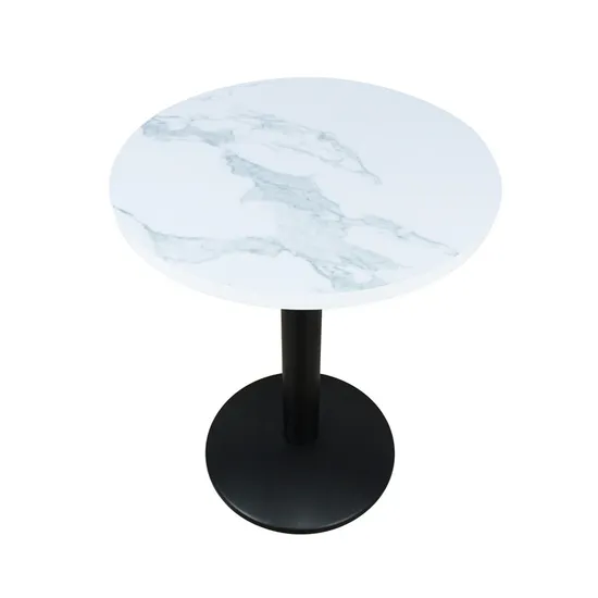 Simple Design Contemporary Coffee Table Multifunctional Metal Base Luxury Dining Table