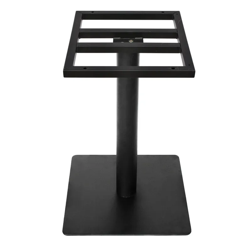 Iron Baking Varnish Square Furniture Legs Table Base with Cheapest Price