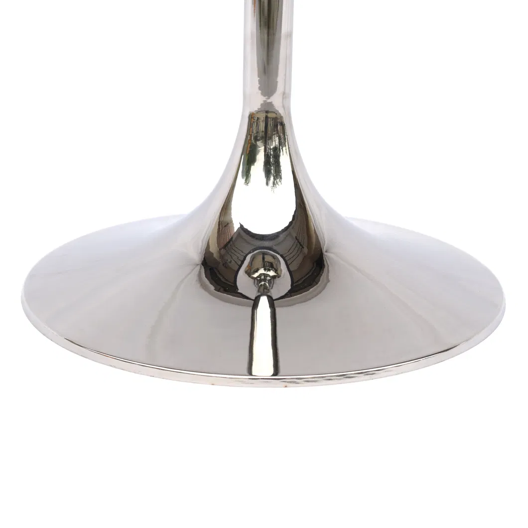 Modern Polished Stainless Steel Tulip Restaurant Table Base for Glass Tops