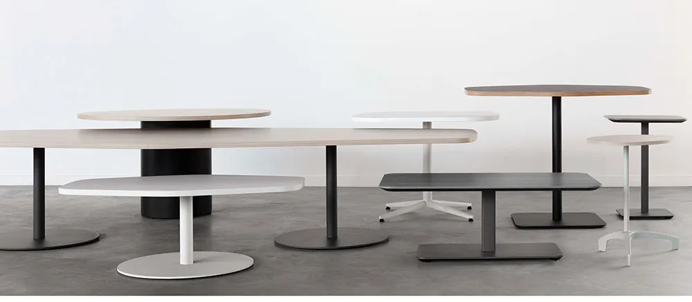 Modern Dining Room Large Pedestal Desk Dining Metal Steel Chrome Table Base