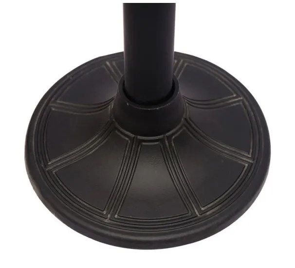 Modern Dining Room Large Pedestal Desk Metal Steel Chrome Coffee Table Base