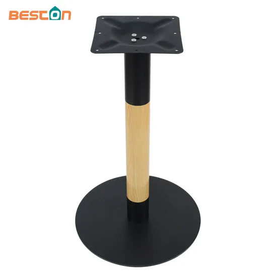 Vintage Table Bases Furniture Solid Iron Metal Leg 28 Inch Height