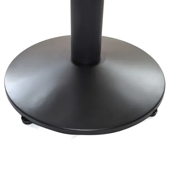 China Manufacturer Pub Table Round Bar Height Cocktail Table Metal Base