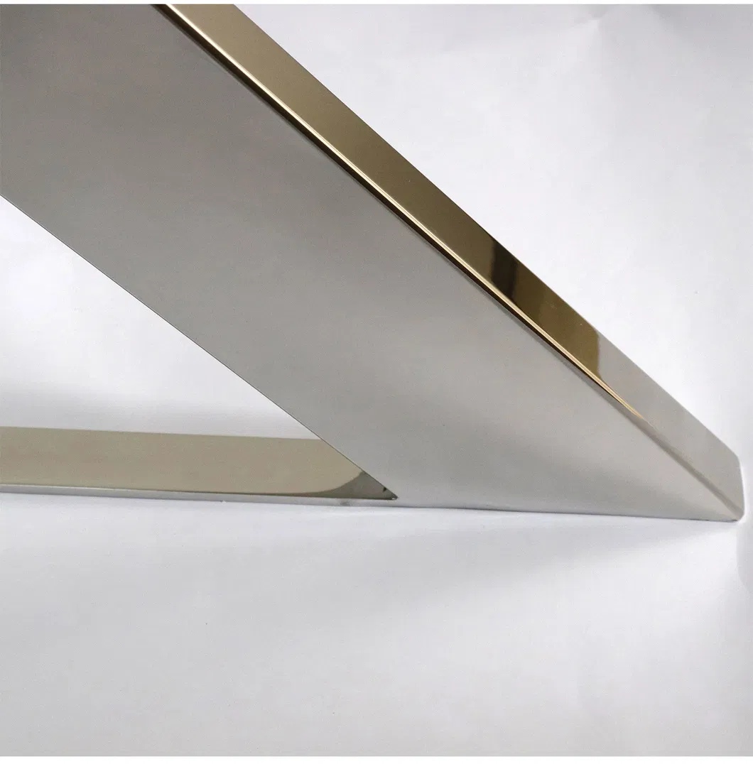 Modern Restaurant Bench Desk Metal Coffee Dining X Shape Square Table Legs