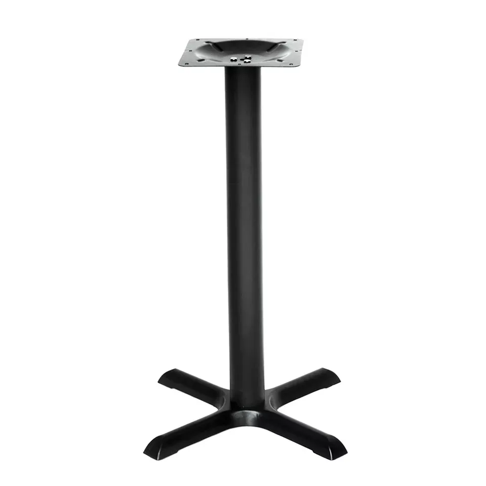 Competitive Price White Cast Iron Metal Pedestal Cross Leg Table Base