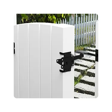 Gate Hinge Gate Latch Door Drop Rod Metal Black Wood Fence Hardware