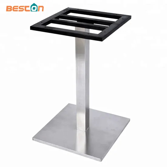 Furniture Accessories Stainless Steel Dining Table Base Modern for Glass