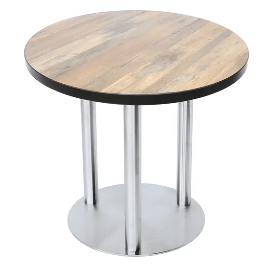 Newest Stainless Steel Dining Table Three Leg Table Base