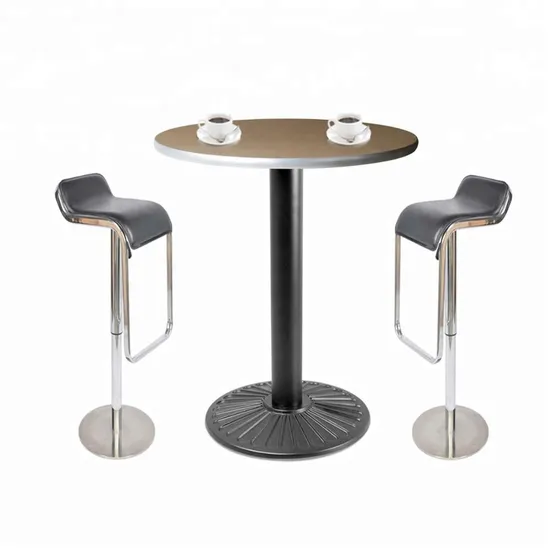 Conventional Recommendation Black Color Powder Coated Cast Iron Restaurant Table Base