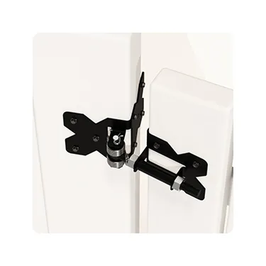 OEM Black Heavy Duty Gate Latch Wood Fence Gate Kit