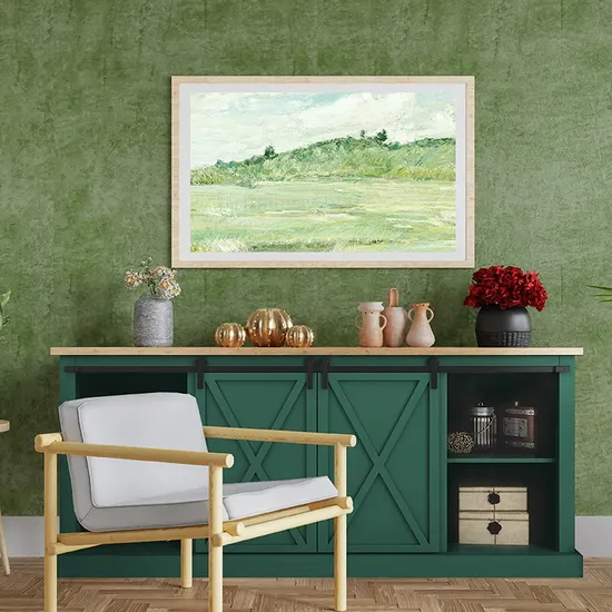 Pocket Door Hardware Sliding with Mini Barn Door Hardware for TV Stand