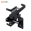 Fence Self-Locking Black Steel Automatic Gravity Lever Wood Fence Gate Latches