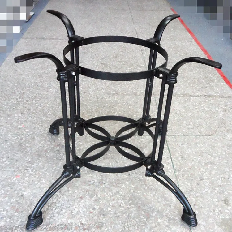 Antique Ornamental Wourght Cast Iron Table Legs for Restaurant Diner Table