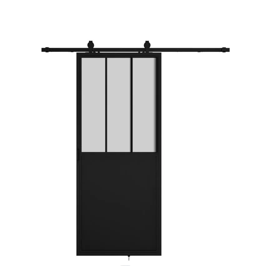 Barn Door with Glass Bedroom Room Sliding Design Barn Doors Modern House