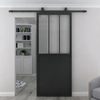Barn Door with Glass Bedroom Room Sliding Design Barn Doors Modern House